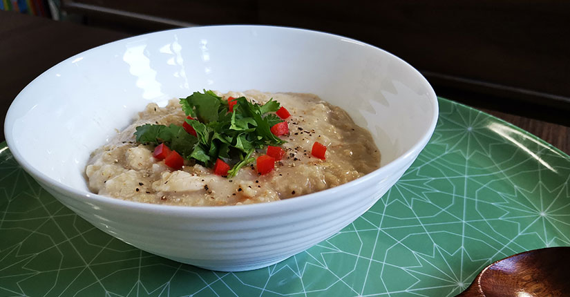 Oats Porridge with Chicken