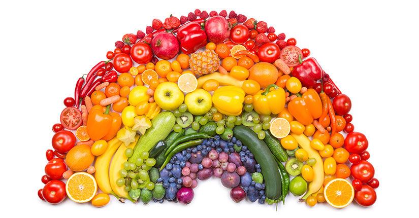 A To Z of Health – “F” is to Fill your plate with rainbow colours of fruits