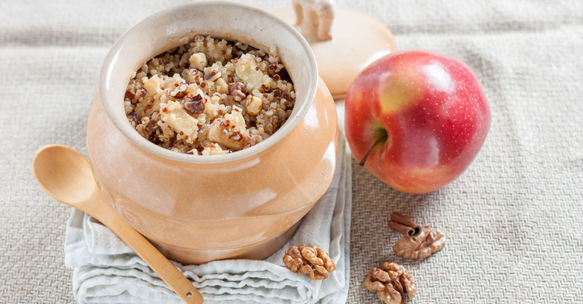 Quinoa walnut porridge