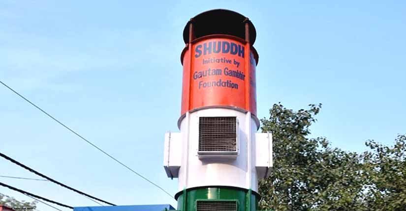 First Smog Tower Installed in Delhi’s Lajpat Nagar