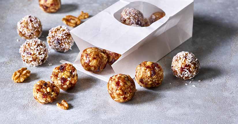 Walnut and Fruit Energy Bites