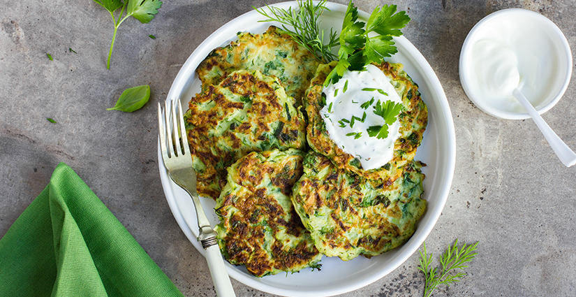 ZUCCHINI PANCAKES