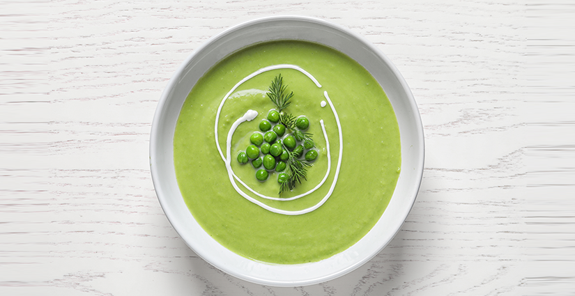 Green Peas and milk soup