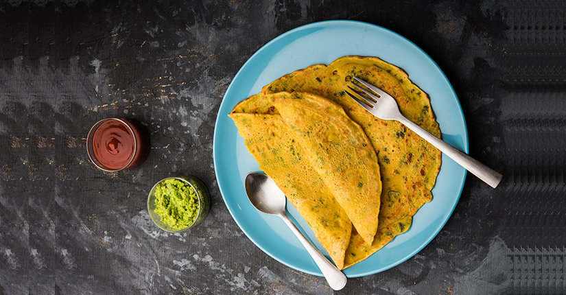 Tomato & Jowar Cheela