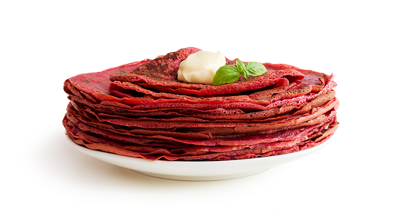 Quinoa beetroot pancake