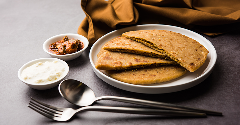 Moong Dal Stuffed Paratha