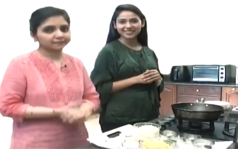 Nmami Agarwal Cooks Healthy with Sanskaar TV