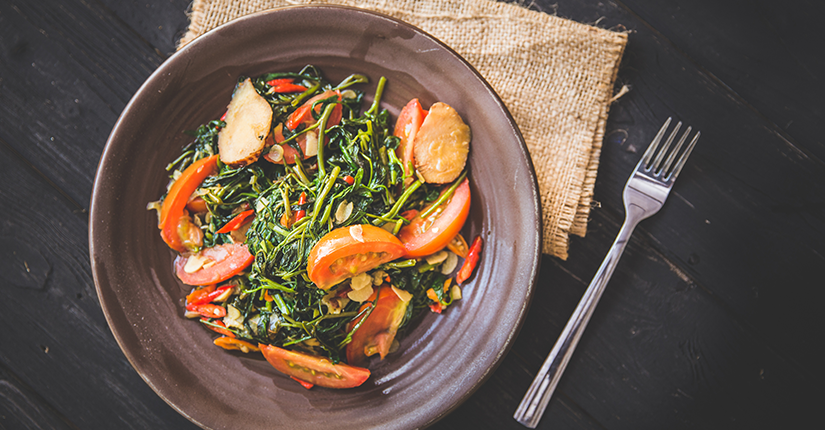 Spinach Garlic Stir Fry