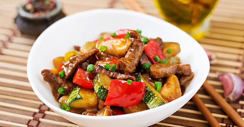 Zucchini & Bell Pepper Stir Fry