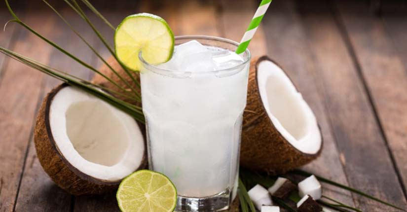 Coconut lemon cooler