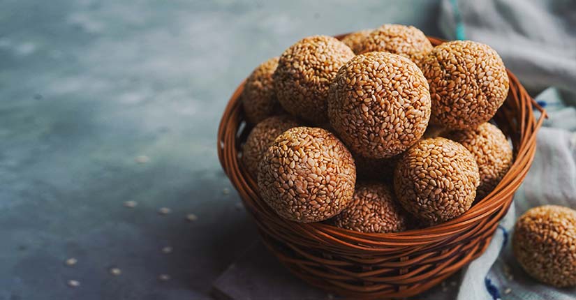 Sesame Jaggery Ladoo