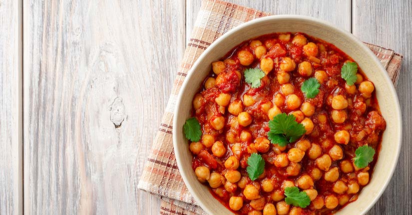 Chickpea and tomato Curry