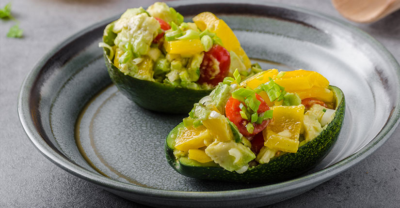 Vegan Stuffed Avocado