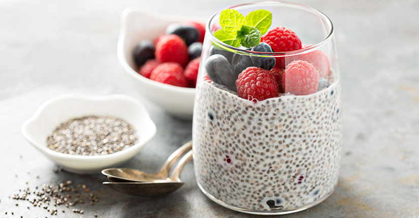 Raspberry Chia Pudding