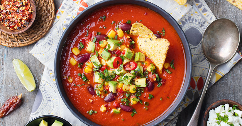 Veg Tortilla Soup