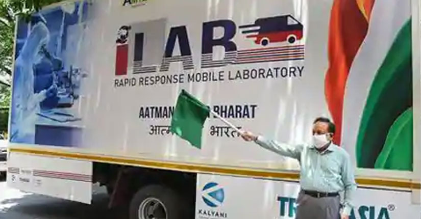 India’s First Mobile Laboratory I-Lab Launched by Health Ministry for COVID-19 Testing