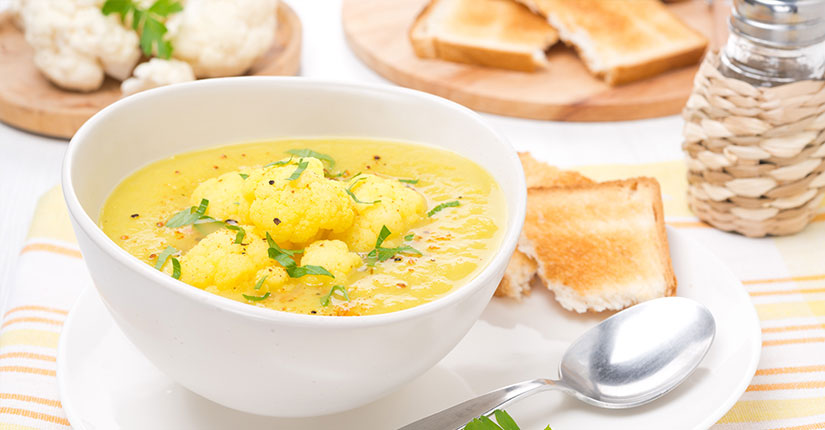 Curried Cauliflower Soup