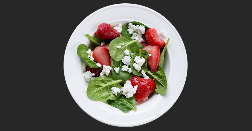 Strawberry Spinach salad