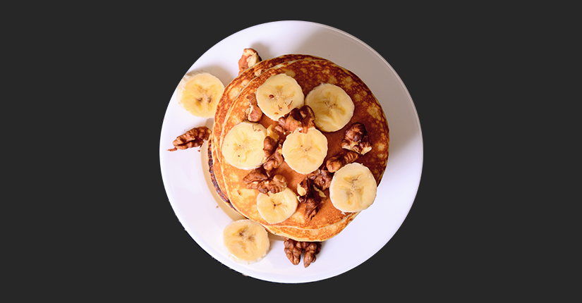 Sesame Banana Pancake