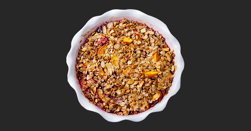 Peach Crumble