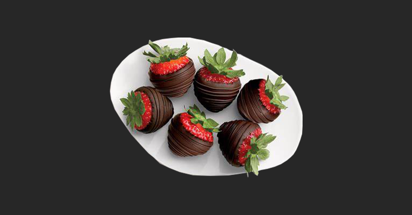 Dark Chocolate Coated Strawberries