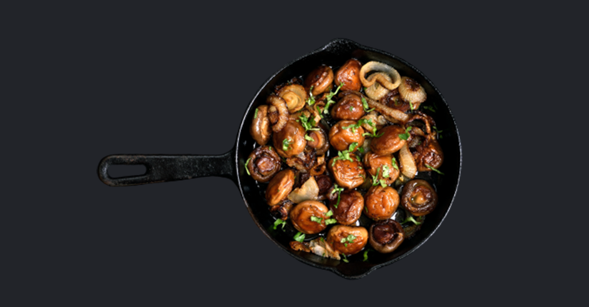 Spicy Garlic Mushrooms