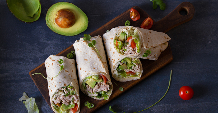 Chicken Avocado Roll-ups