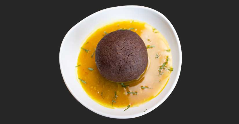 Ragi Mudde with Rasam