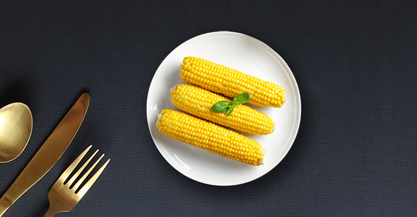 Sous Vide Corn on The Cob with Lemon and Jaggery Syrup