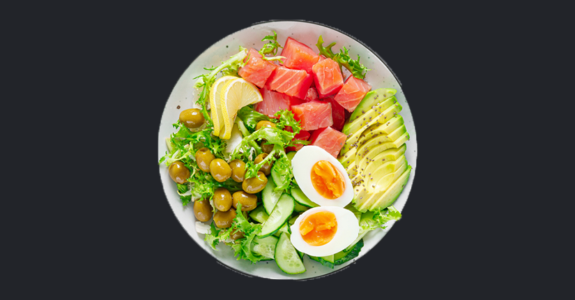 Healthy Salmon Bowl