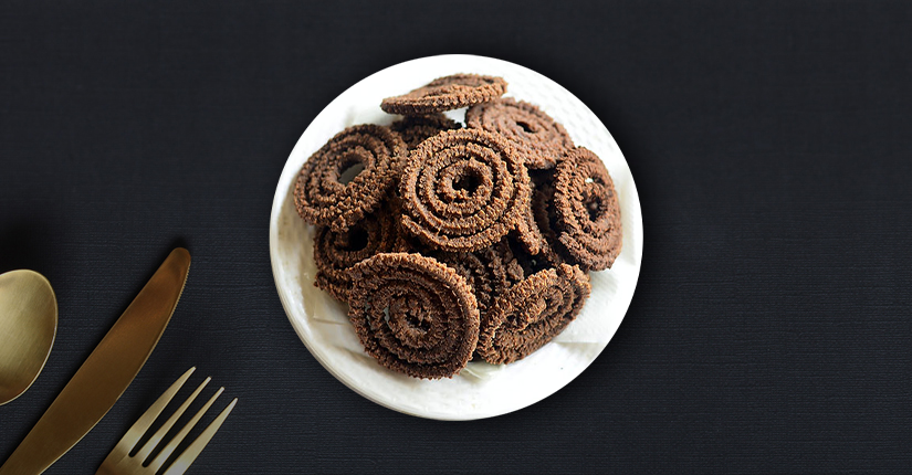 Baked Ragi Chakli