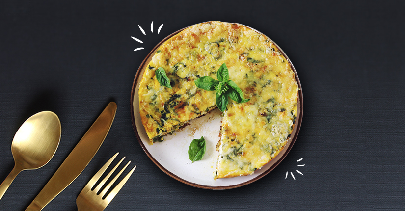 Kale and Sweet potato Frittata