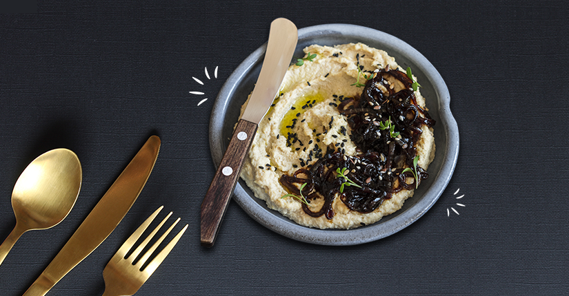 Caramelized Shallot Hummus