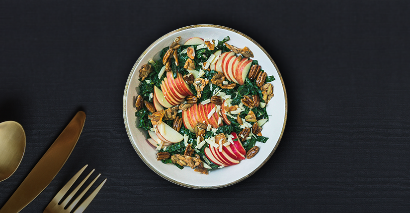 Warm Apple Nutty Salad