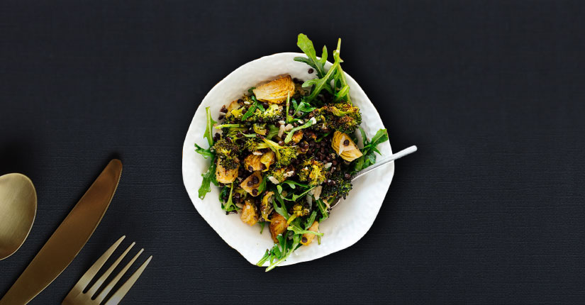 Lentils and Broccoli Salad