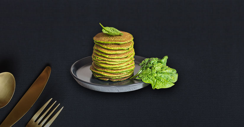 Powerup Spinach Pancake