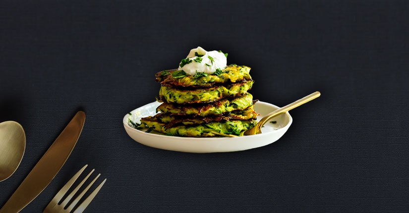 Baked Zucchini Amaranth Fritters