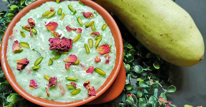 Bottle gourd pudding