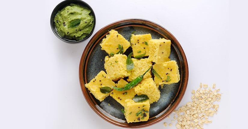 Oats Dhokla