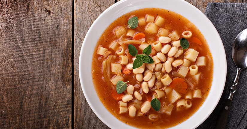 Tomato White Bean Garlic Soup