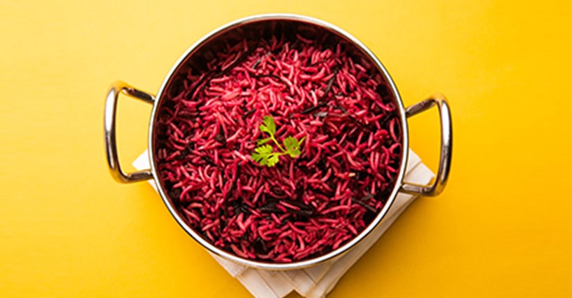 Beetroot Pulao