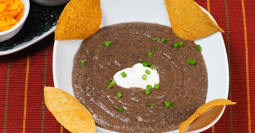 Black-Bean Salsa Soup