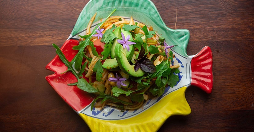 Avocado and Papaya Salad