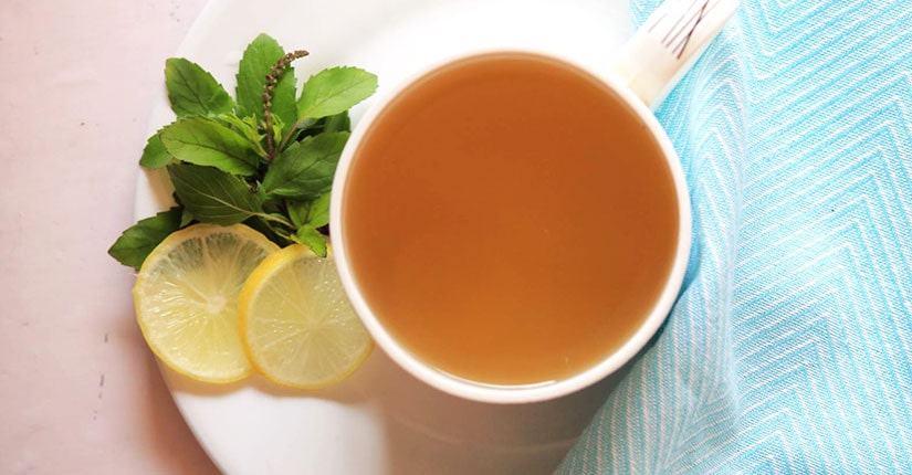 Basil Ginger Lemon Tea