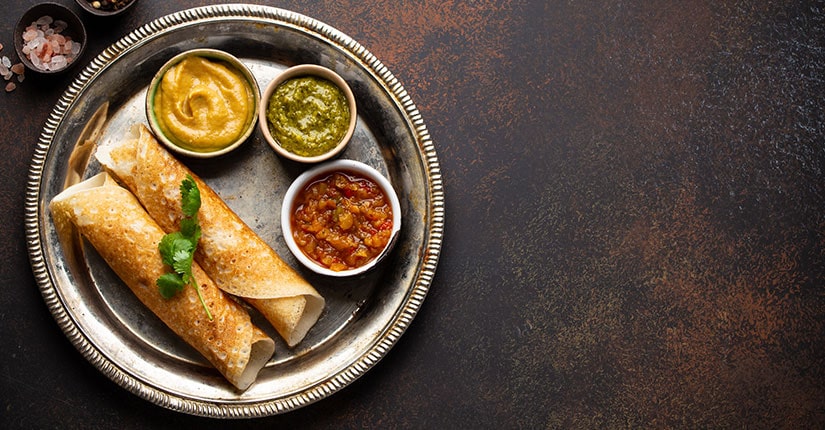 Crunchy Brown rice Dosa