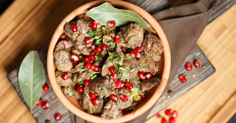 Sticky Pomegranate Chicken