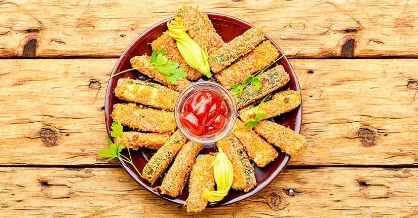 Baked Zucchini Fingers