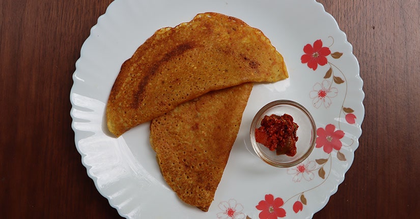 Stuffed Quinoa Dosa