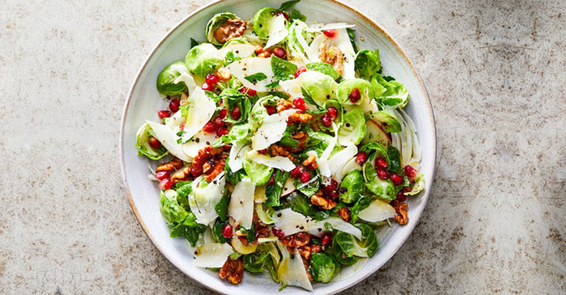 Brussel Sprouts and Sliced Apple Mix