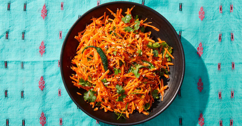 Crunchy Carrot Salad With Seeds